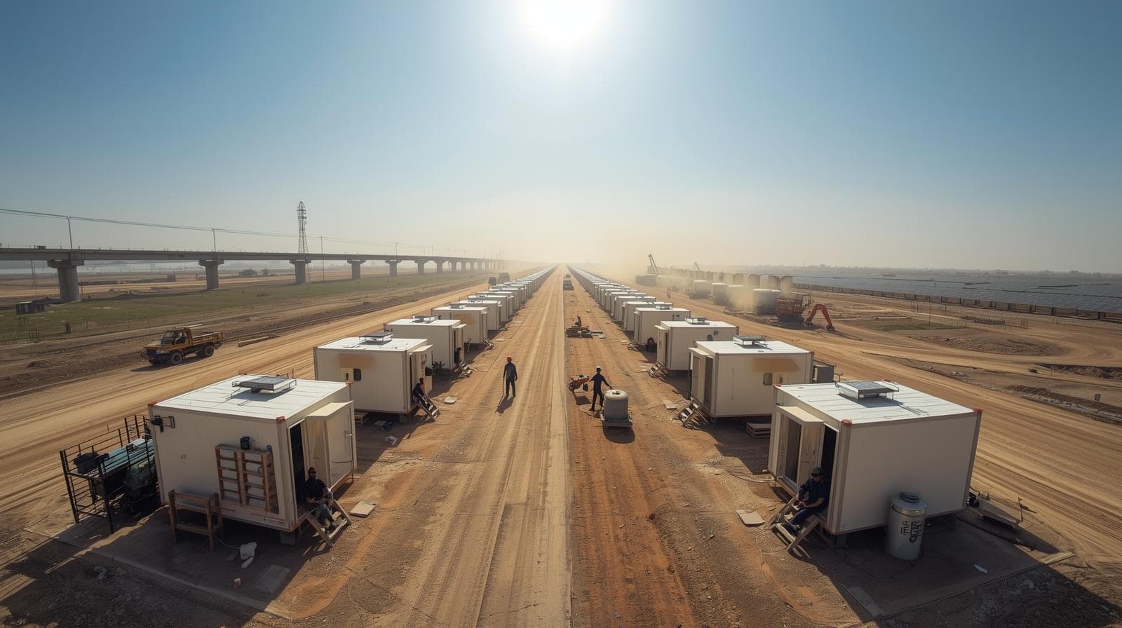 Prefabricated Labor Colonies